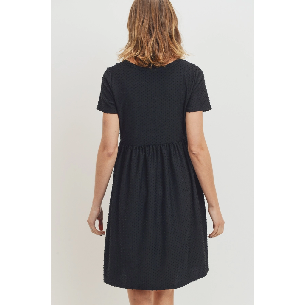 Black Dot Maternity Dress Little Trends Boutique Black Dot Maternity Dress Little Trends Boutique