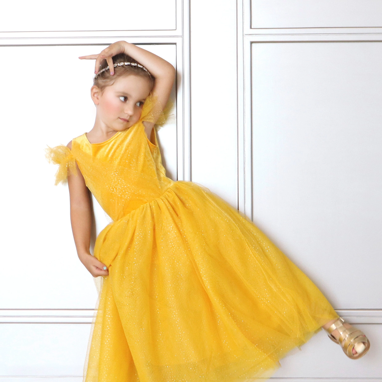 yellow princess dress costume Amazon.com: Hulaha Girls Belle Princess Dress Kids yellow Princess Costume  Girls Belle Dress Up with Jewelry Accessories 6-7Years : Toys & Games